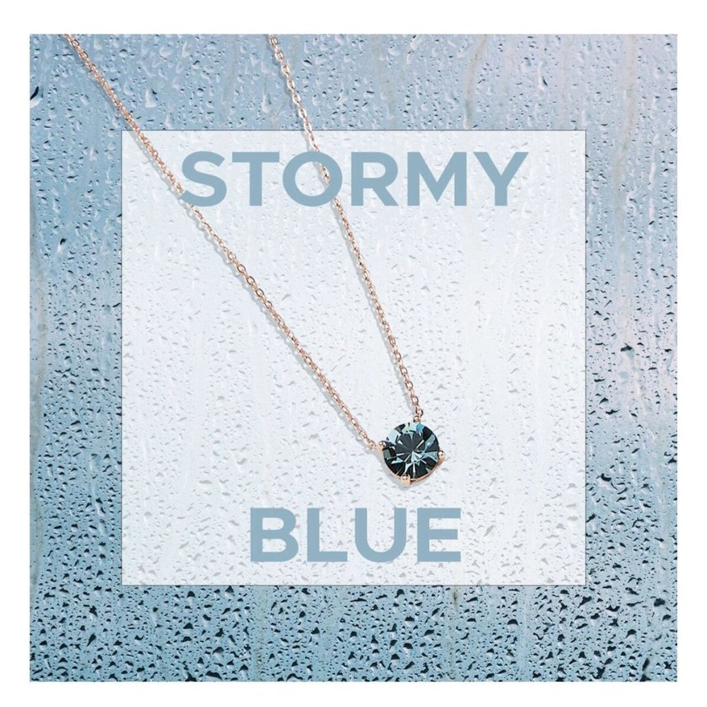 Park Lane Impression Necklace Stormy Blue Discontinued
